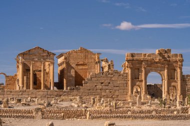 Eski Sufetula kasabasının kalıntıları, modern Sbeitla, Tunus