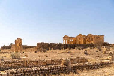 Eski Sufetula kasabasının kalıntıları, modern Sbeitla, Tunus