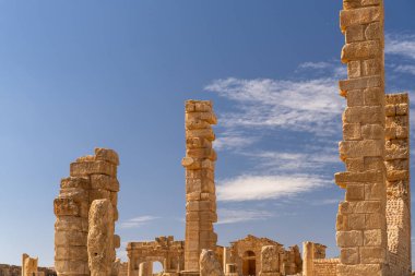 Eski Sufetula kasabasının kalıntıları, modern Sbeitla, Tunus