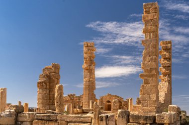 Eski Sufetula kasabasının kalıntıları, modern Sbeitla, Tunus
