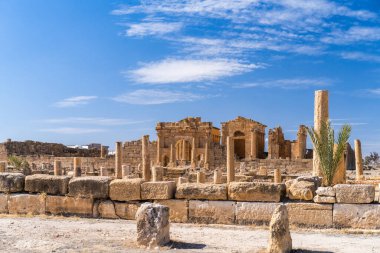 Eski Sufetula kasabasının kalıntıları, modern Sbeitla, Tunus