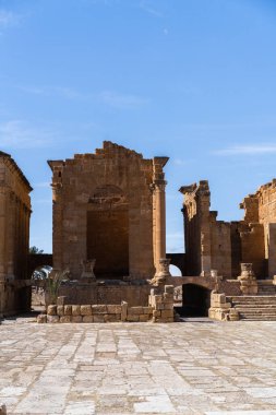 Eski Sufetula kasabasının kalıntıları, modern Sbeitla, Tunus