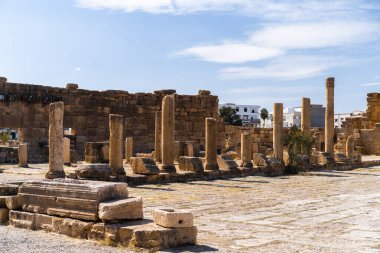 Eski Sufetula kasabasının kalıntıları, modern Sbeitla, Tunus