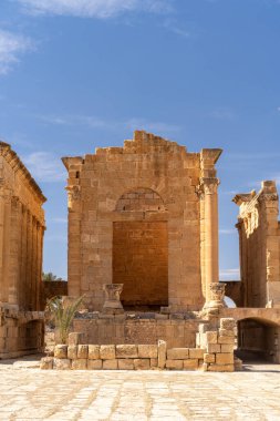 Eski Sufetula kasabasının kalıntıları, modern Sbeitla, Tunus