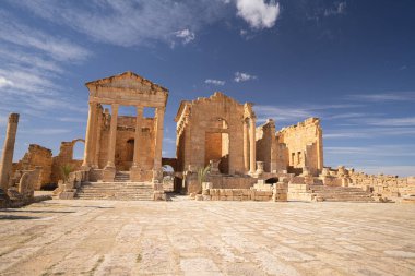 Eski Sufetula kasabasının kalıntıları, modern Sbeitla, Tunus