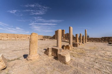 Eski Sufetula kasabasının kalıntıları, modern Sbeitla, Tunus