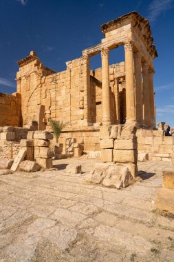 Eski Sufetula kasabasının kalıntıları, modern Sbeitla, Tunus