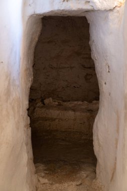 Uyuyan yedi kişinin camii - Chenini- Tataouine Valisi - Tunus 
