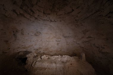 Uyuyan yedi kişinin camii - Chenini- Tataouine Valisi - Tunus 
