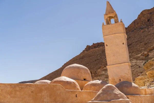 Mosque Seven Sleepers Chenini Tataouine Governorat Tunisia — Stockfoto