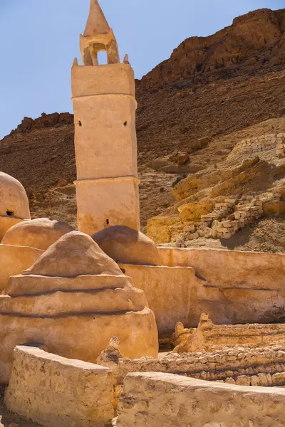 Τζαμί Των Επτά Στρωτήρων Chenini Tataouine Governorat Τυνησία — Φωτογραφία Αρχείου
