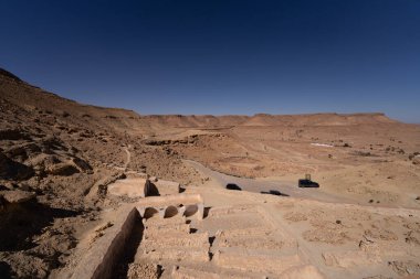 Uyuyan yedi kişinin camii - Chenini- Tataouine Valisi - Tunus 