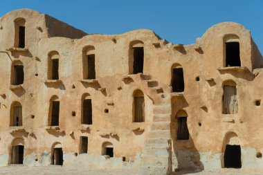 Ksar Ouled Soltane - tahıl ambarı - Tataouine - Güney Tunus