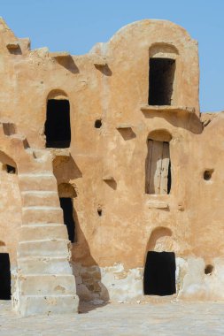 Ksar Ouled Soltane - tahıl ambarı - Tataouine - Güney Tunus