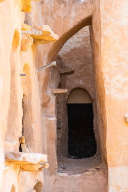 Ksar Ouled Soltane - tahıl ambarı - Tataouine - Güney Tunus