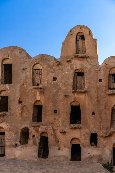 Ksar Ouled Soltane Fortified Granary Tataouine Southern Tunisia — Foto Stock
