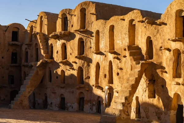 Ksar Ouled Soltane Fortified Granary Tataouine Southern Tunisia Fotografias De Stock Royalty-Free