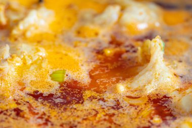 various traditional Tunisian dish with various ingredients of the country.