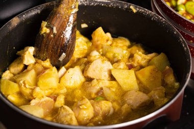 various traditional Tunisian dish with various ingredients of the country.