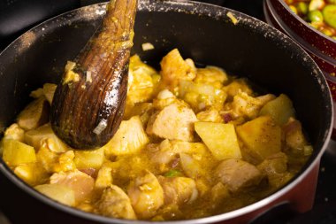 various traditional Tunisian dish with various ingredients of the country.