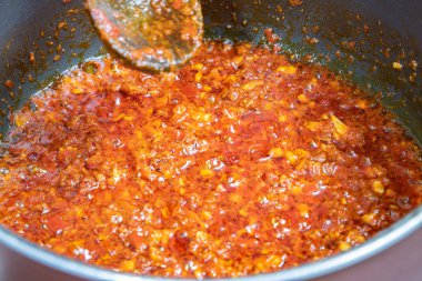 various traditional Tunisian dish with various ingredients of the country.