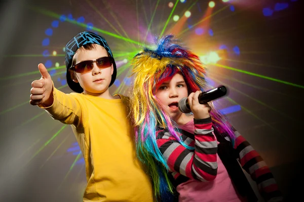 Disco kinderen — Stockfoto