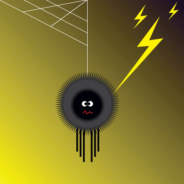 örümcek ve yıldırım