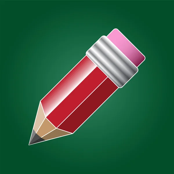 bir kalem ile kauçuk