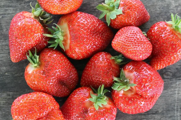 草莓背景 — 图库照片