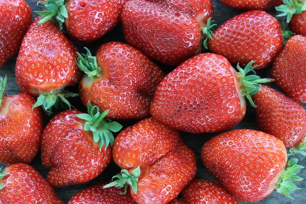 草莓背景 — 图库照片