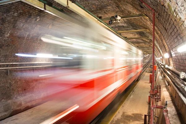 Old Tunnel Line from Karakoy to Istiklal Street, Istanbul — Stock Photo, Image