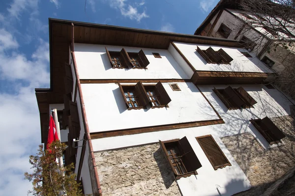 Safranbolu şehir içinde geleneksel Türk evi — Stok fotoğraf