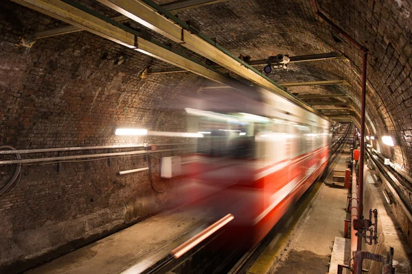 Old Tunnel Line from Karakoy to Istiklal Street, Istanbul — Stock Photo, Image