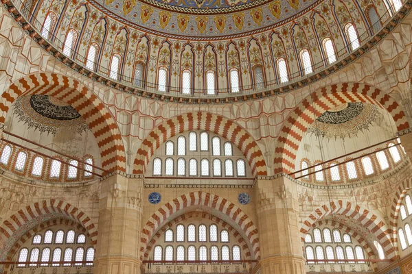 Interior view of Selimiye Mosque, Edirne, Turkey — Stok Foto