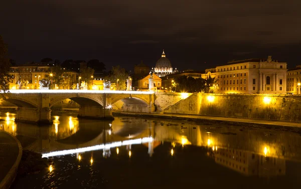 Ponte Vittorio Emanuele II, Roma, Itália — Fotografia de Stock