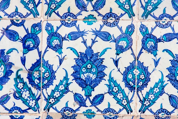 土耳其蓝色瓷砖 — 图库照片