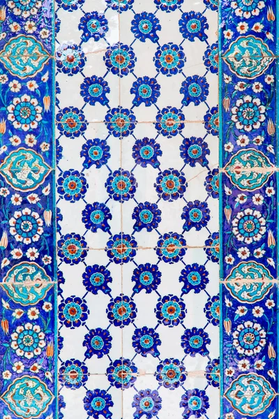 Turecká modré dlaždice — Stock fotografie