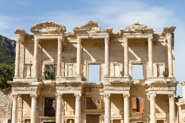 Bibliothek von celsus in ephesus, Türkei — Stockfoto