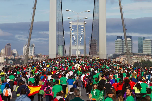 35ª Maratón de Estambul Eurasia — Foto de Stock
