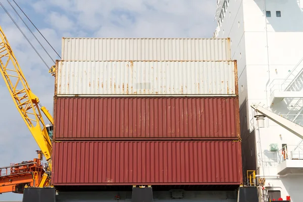 Containerschiff — Stockfoto