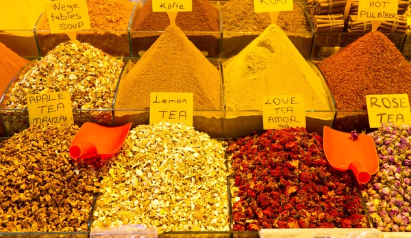 Teas and Spices — Stock Photo, Image