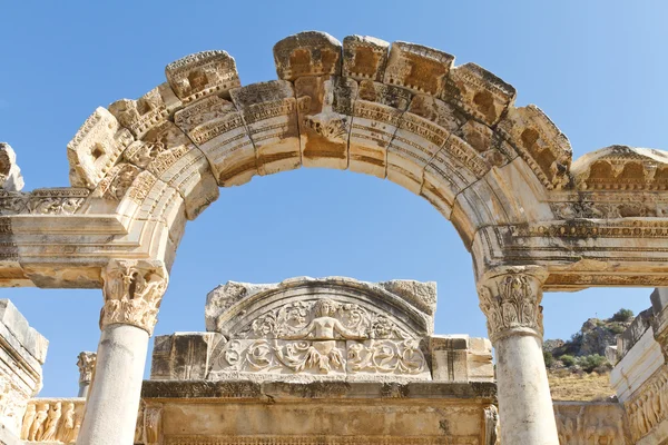 Temple of Hadrian in Ephesus, Turkey Royalty Free Stock Images