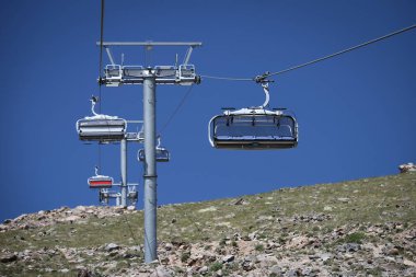 Asansör Erciyes Dağı 'na çıktı, Kayseri Şehri, Türkiye