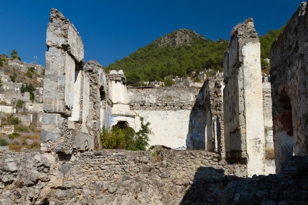 Ruiny kayakoy, fethiye博德鲁姆卡阿盖的废墟 — Stock fotografie
