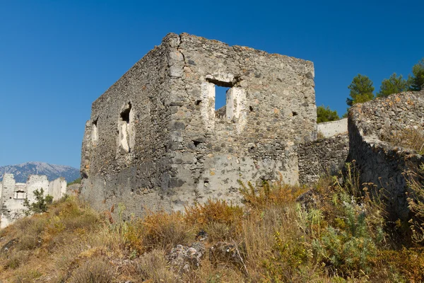 Ruïnes van kayakoy, fethiye — Stockfoto