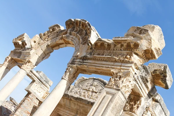 Hadrian Tapınağı Efes, Türkiye'de — Stok fotoğraf