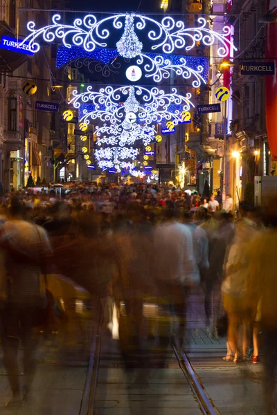 Istiklal Straße, Taksim — Stockfoto