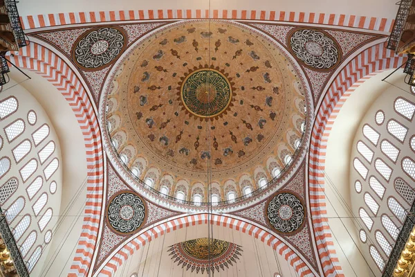 Stanbul City Türkiye Deki Süleyman Camii Kubbesi — Stok fotoğraf