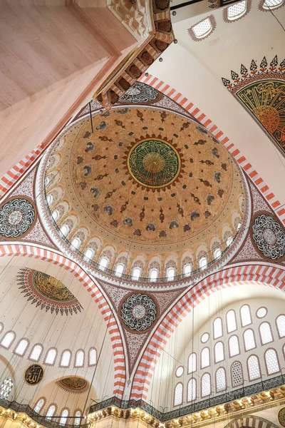 Cúpula Mezquita Suleymaniye Ciudad Estambul Turquía —  Fotos de Stock