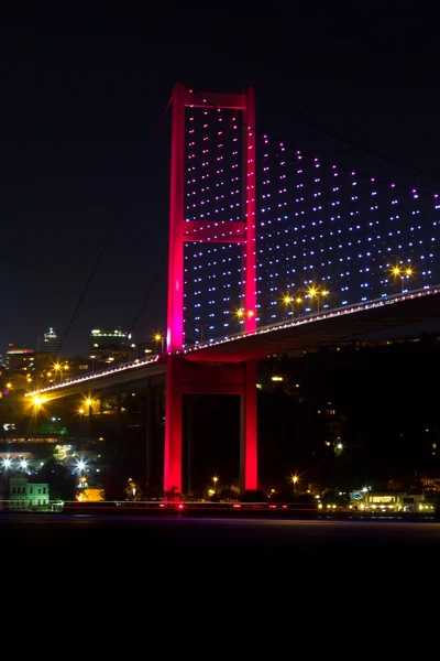 Boğaziçi Köprüsü'nden istanbul, Türkiye — Stok fotoğraf